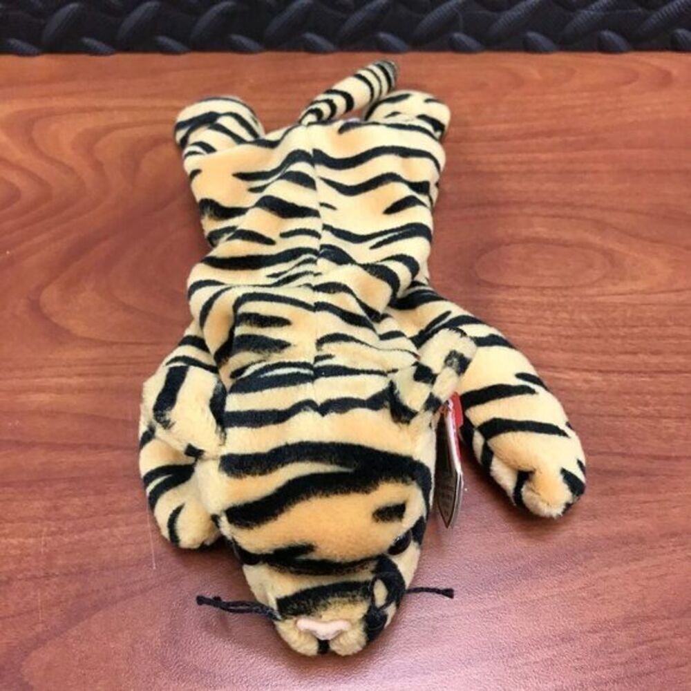TY Beanie Babie - Stripes orange/black tiger 1995